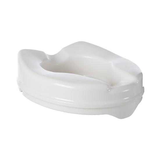 Raised Toilet Seat - 50mm No Lid